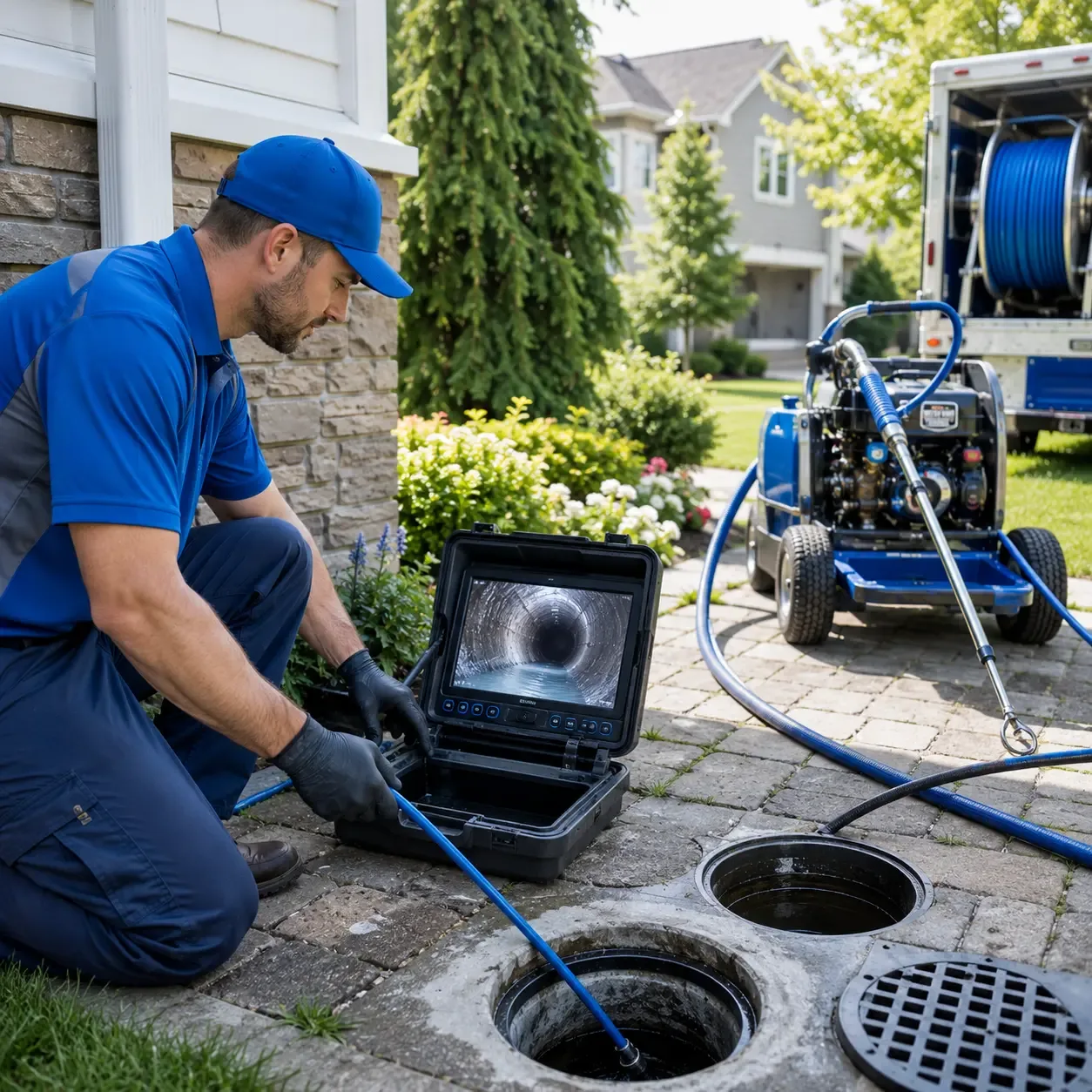 Outdoor drain cleaning professionals serving Angelica, NY